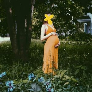 Open Back Yellow Dress - Forever 21